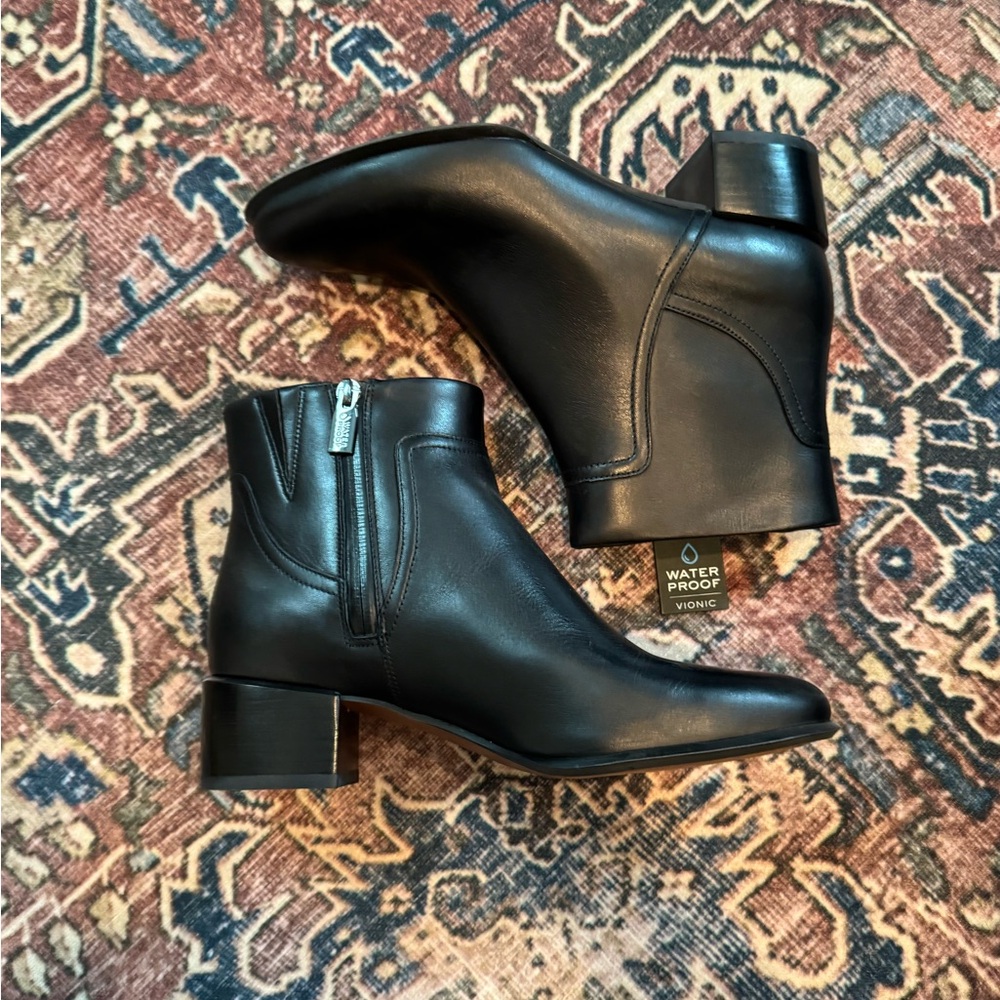 Vionic Black Ankle Boots